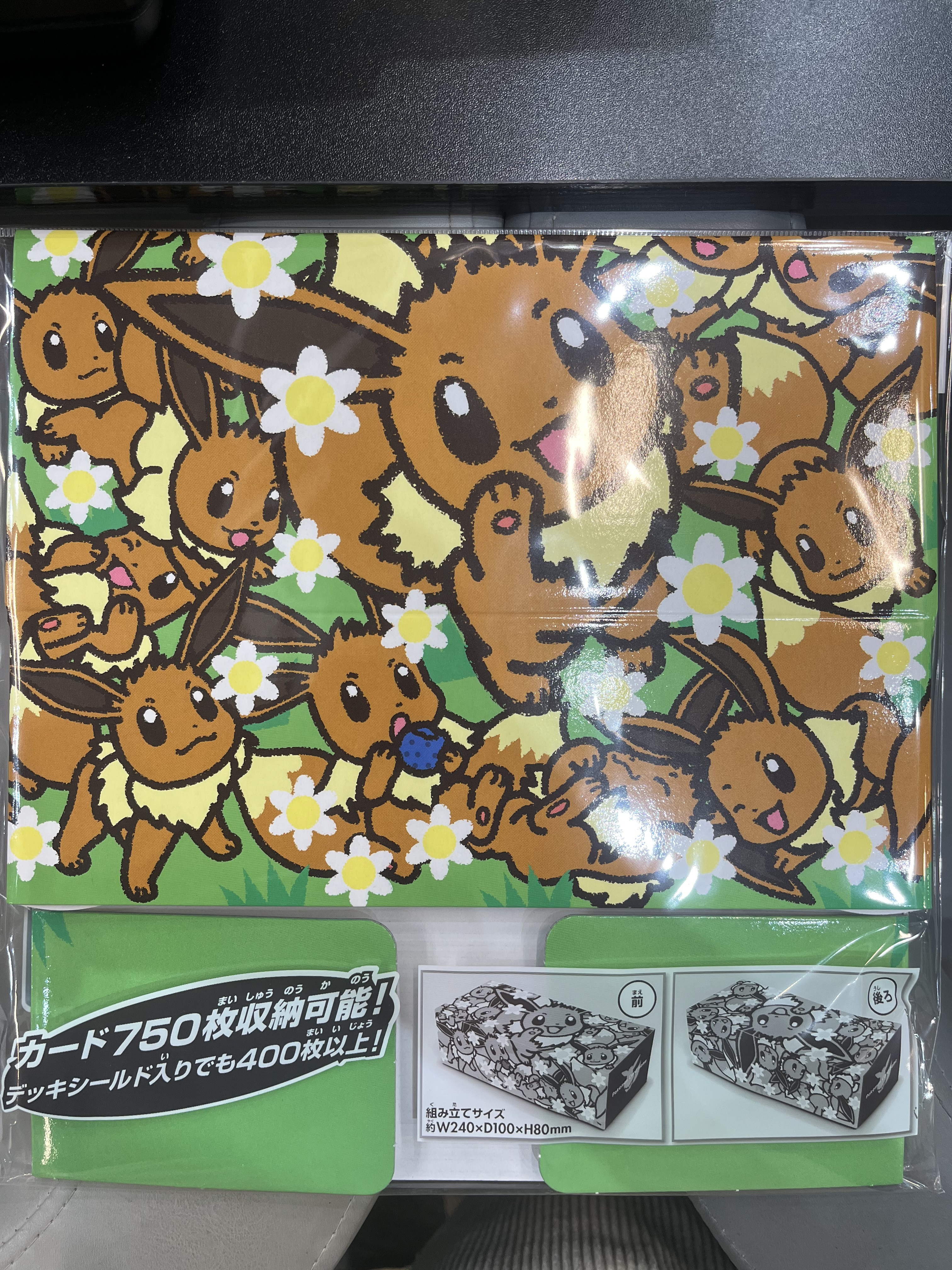 Pokemon Card Game Long Card Box Eevee Daishuugou