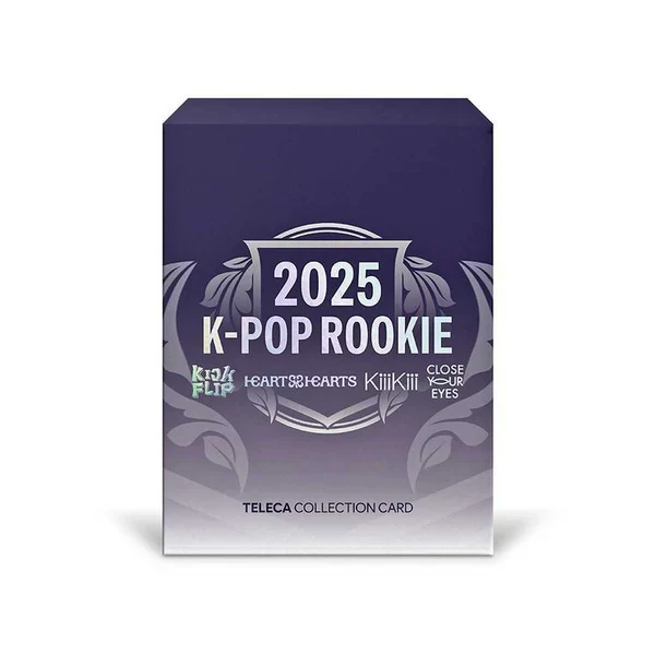 港澳獨家代理 2025 K-Pop TELECA Rookie Card Collection Box Rookie Box (Hearts2Hearts, KiiiKiii, CLOSEYOUREYES, Kickflip) Pre-order
