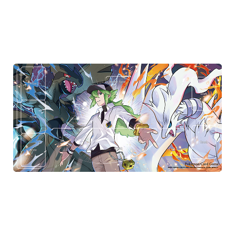 Pokemon TCG 橡膠對戰桌墊「N & 捷克羅姆 & 萊希拉姆」