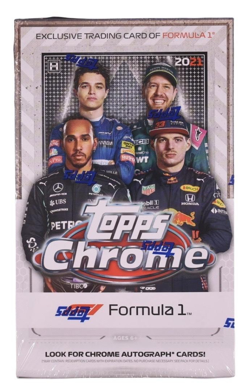 新品・未開封 2021 Topps Formula 1 Chrome Hobby 2021 Topps Chrome F1 Formula 1 Racing Hobby Box