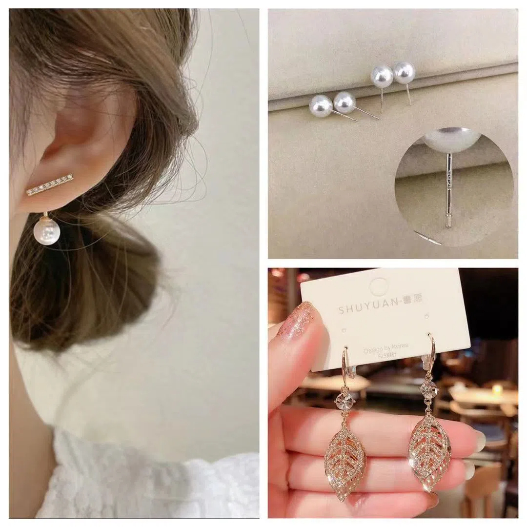 小眾設計感珍珠高級感精緻氣質耳環耳飾