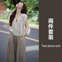 罩衫+背心【兩件套】