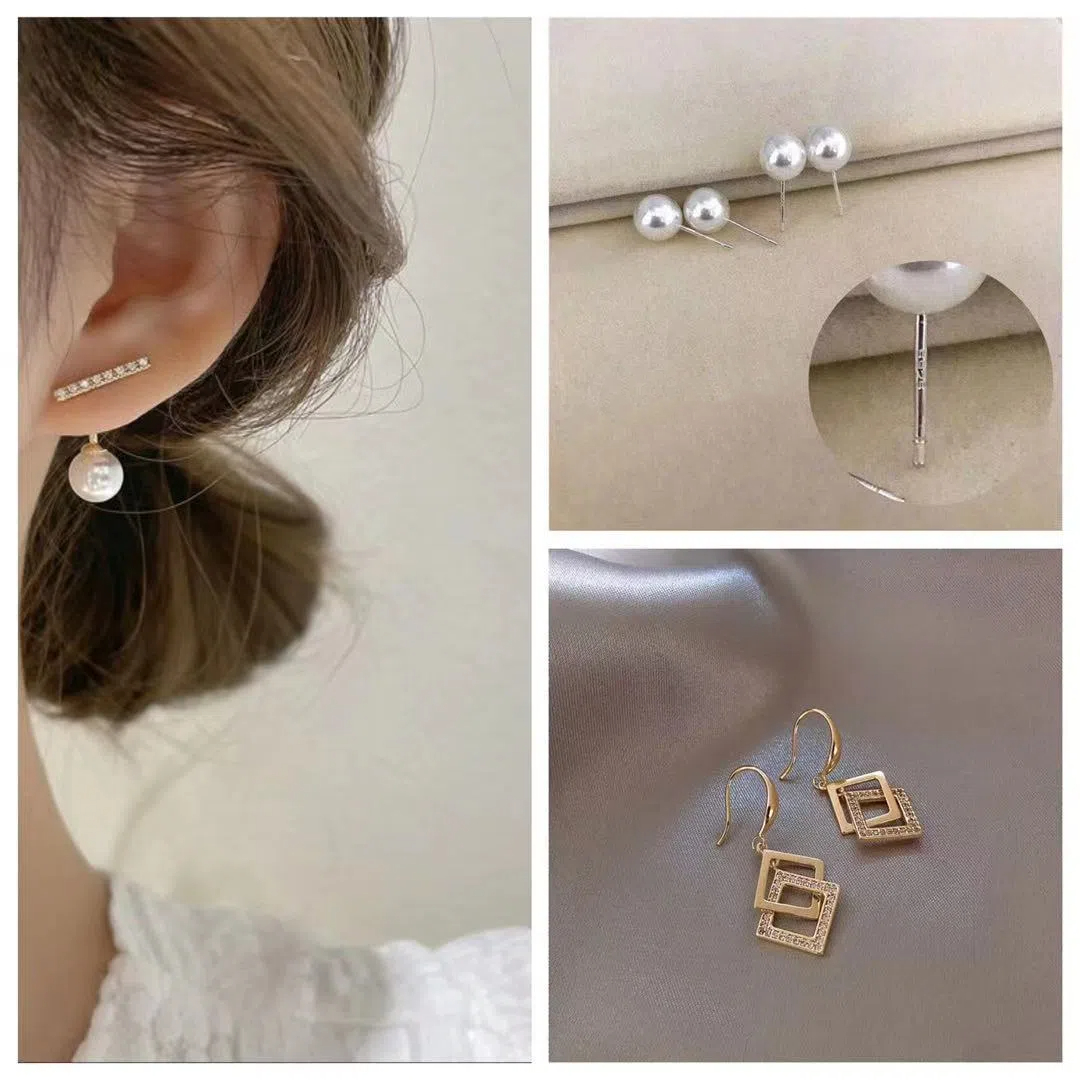 小眾設計感珍珠高級感精緻氣質耳環耳飾