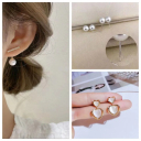 一字珍珠+愛心貓眼