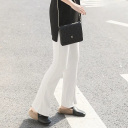 白色(螺紋喇叭褲)