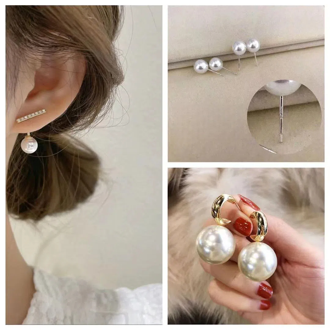 小眾設計感珍珠高級感精緻氣質耳環耳飾