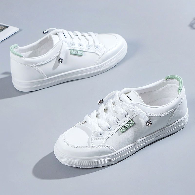 百搭皮面運動休閒平底鞋板鞋