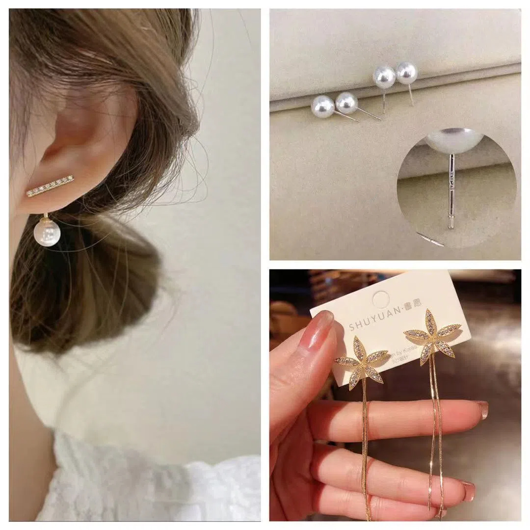小眾設計感珍珠高級感精緻氣質耳環耳飾