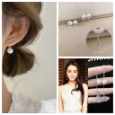 一字珍珠+星月耳線