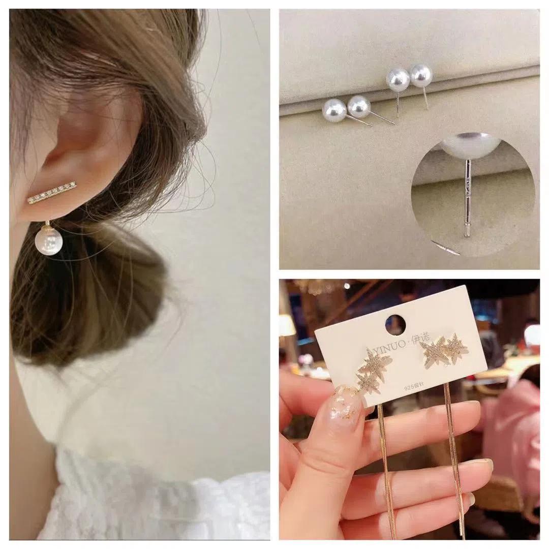 小眾設計感珍珠高級感精緻氣質耳環耳飾