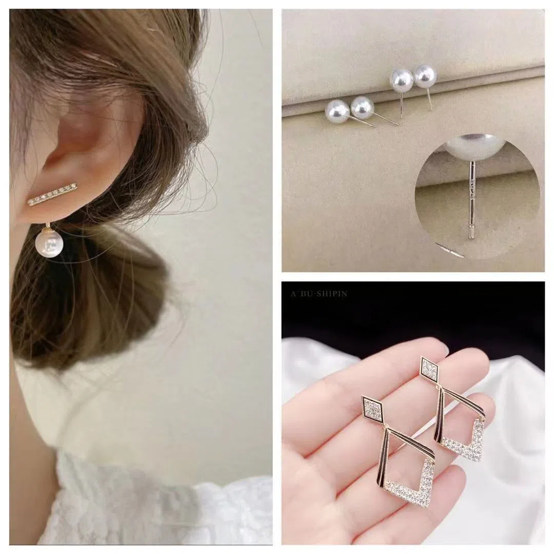 小眾設計感珍珠高級感精緻氣質耳環耳飾