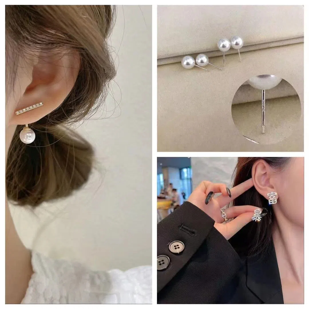 小眾設計感珍珠高級感精緻氣質耳環耳飾
