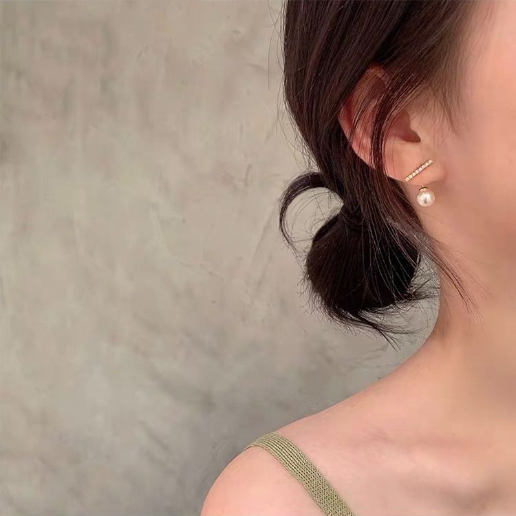 小眾設計感珍珠高級感精緻氣質耳環耳飾