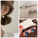 一字珍珠+藍色愛心