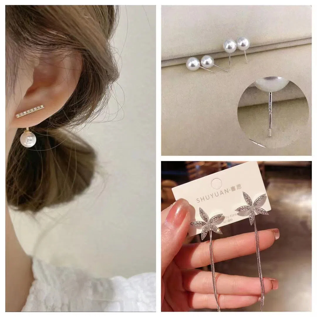 小眾設計感珍珠高級感精緻氣質耳環耳飾