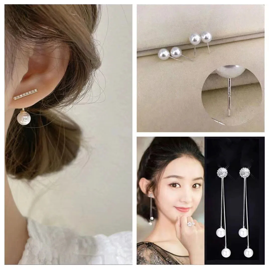 小眾設計感珍珠高級感精緻氣質耳環耳飾