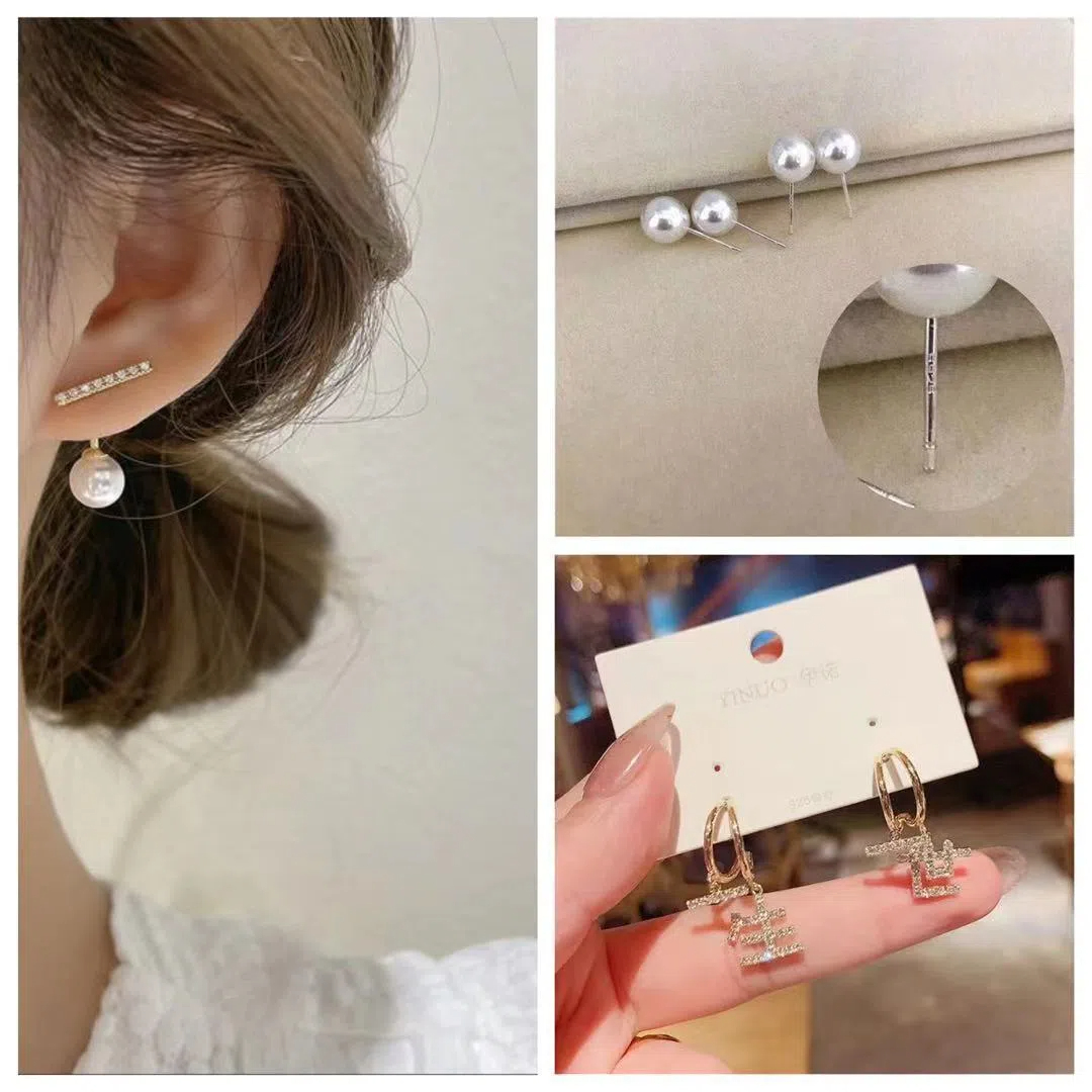 小眾設計感珍珠高級感精緻氣質耳環耳飾