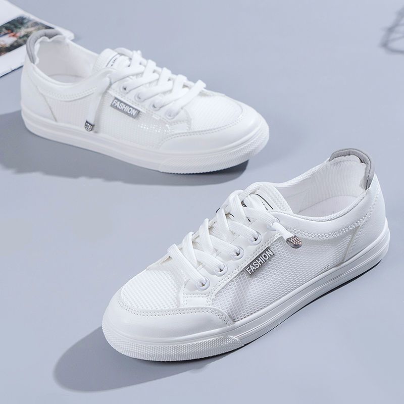 百搭皮面運動休閒平底鞋板鞋