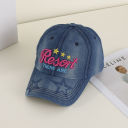 三五星牛仔(玫紅色)