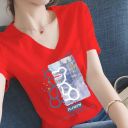 紅色-藍色油彩熊