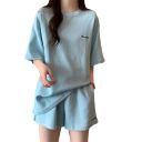 天藍色(兩件套)