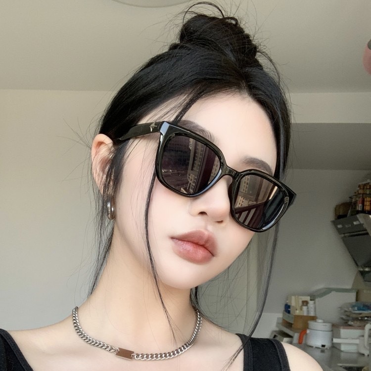 墨鏡顯瘦高級感防紫外線太陽眼鏡開車防曬偏光鏡