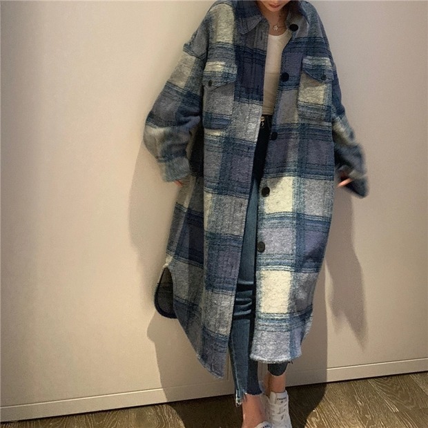 紋毛呢外套連身裙