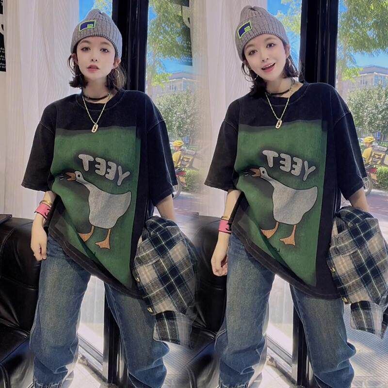 美式復古短袖上衣
