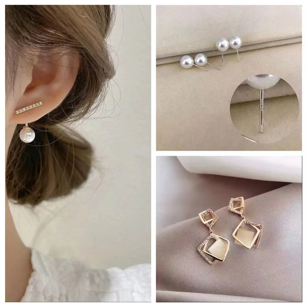 小眾設計感珍珠高級感精緻氣質耳環耳飾