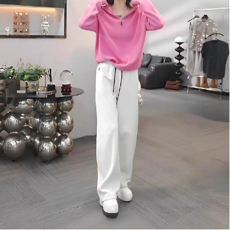 【單件/整套】時尚洋氣减齡連帽衛衣闊腿褲套裝