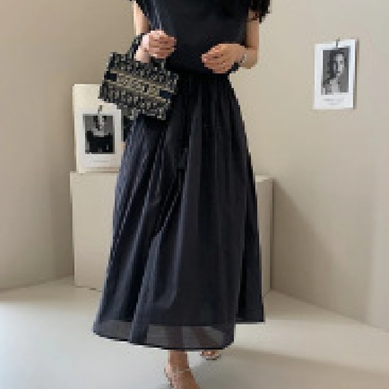 洋氣可收腰寬鬆大碼棉麻無袖拖地洋裝