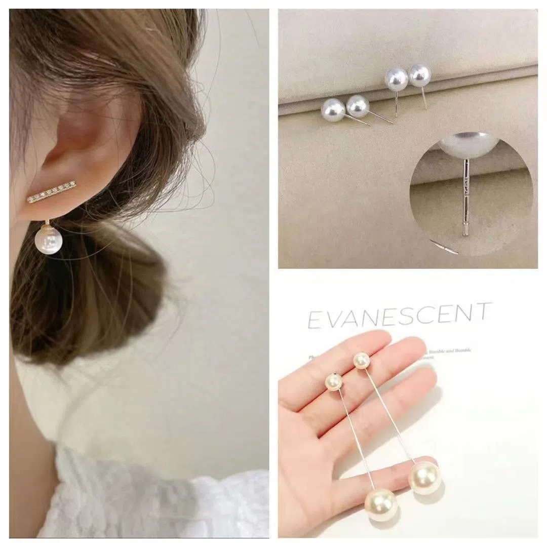 小眾設計感珍珠高級感精緻氣質耳環耳飾