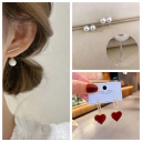 一字珍珠+紅色愛心