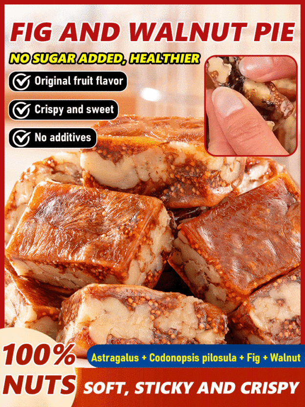 Fig Nut Walnut Pie [Clinically proven to be effective for people with high blood pressure and high blood sugar!]