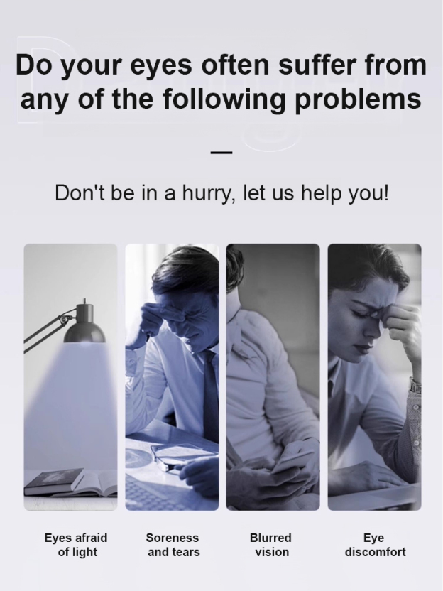 Retro fashion anti-blue light glasses【Autofocus, anti-blue light, anti-fatigue!】