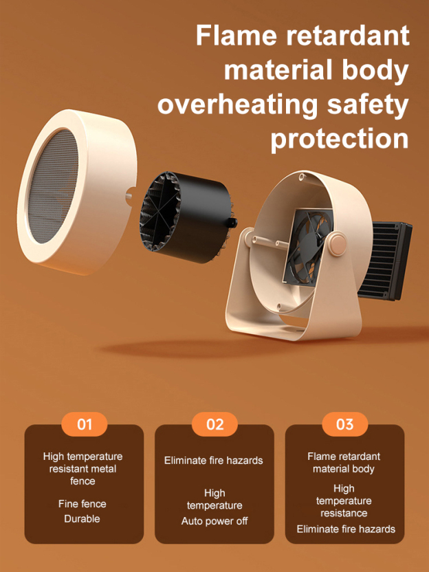 2025 New Fast-Heating Silent Fan Heater
