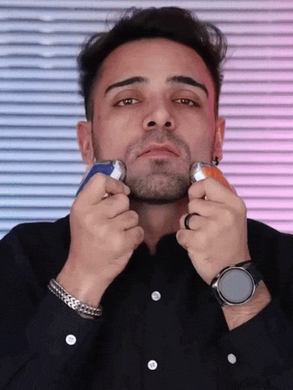 【Sweep Away Stubble】Alloy Double-Head Electric Shaver