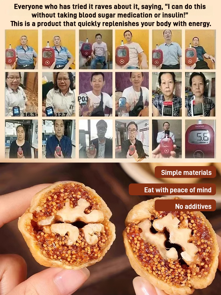 Walnut-Stuffed Dried Figs Snack【Double nutrition for better health!】