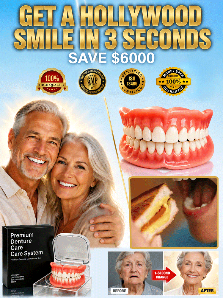 【💯Awarded the highest food-grade safety certification!💯】🔥High-quality denture set🔥👍Buy one get one free, 98.9% positive reviews, 99% repurchase rate!👍