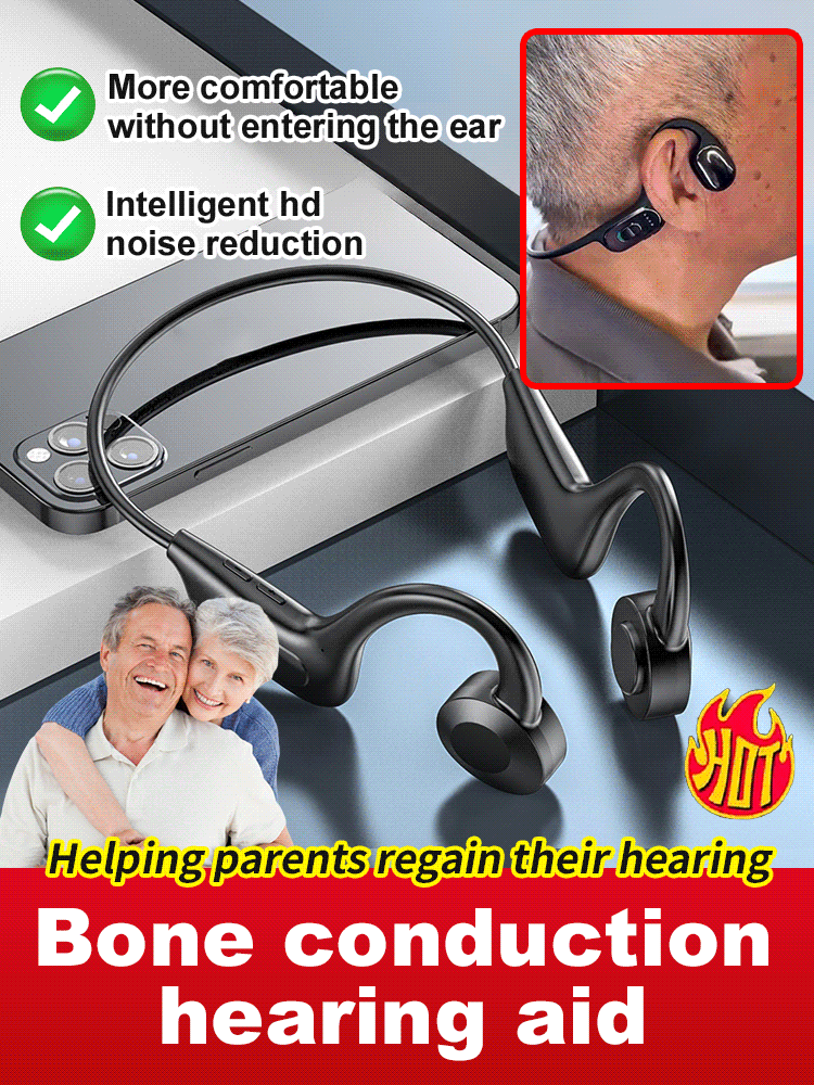 Intelligent AI audio transmission black technology hearing aid headphones