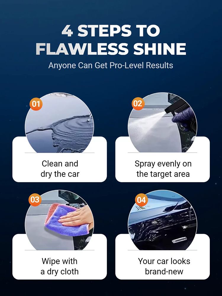 Car renovation, repair, waxing and coating spray【In 3 minutes, your car will look brand new!】