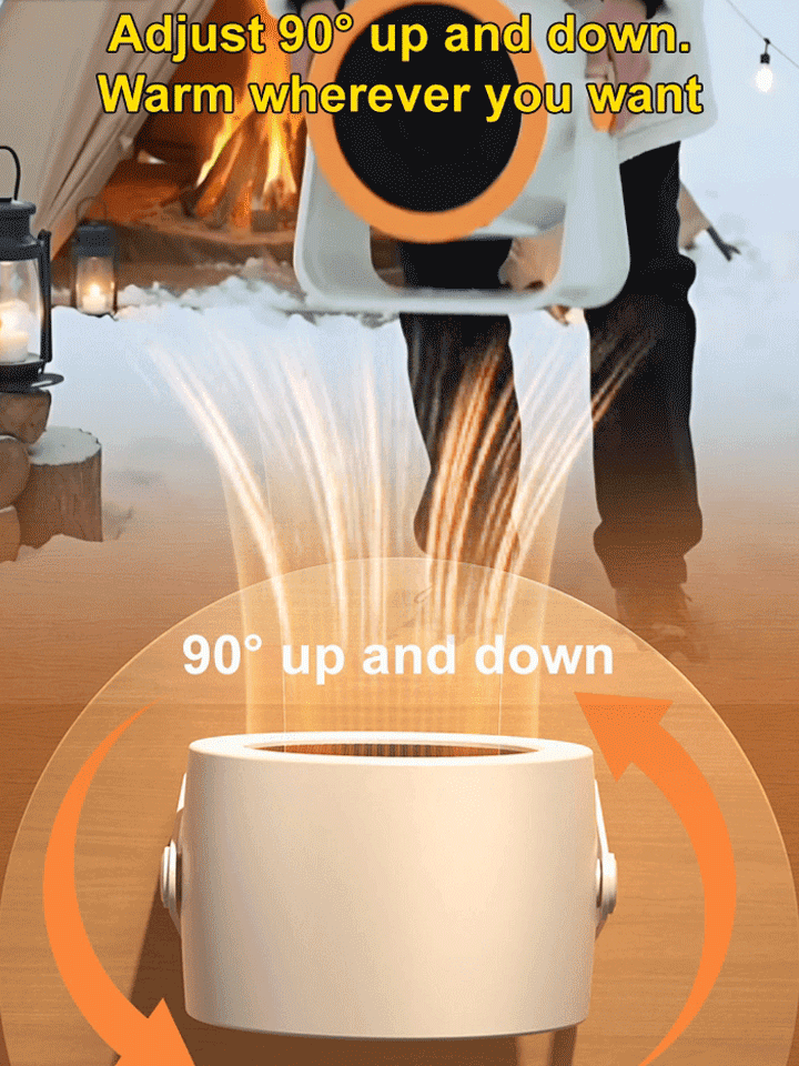 2025 New Fast-Heating Silent Fan Heater