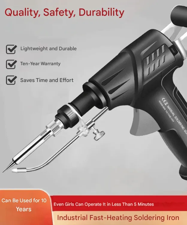 Internally heated industrial welding tools