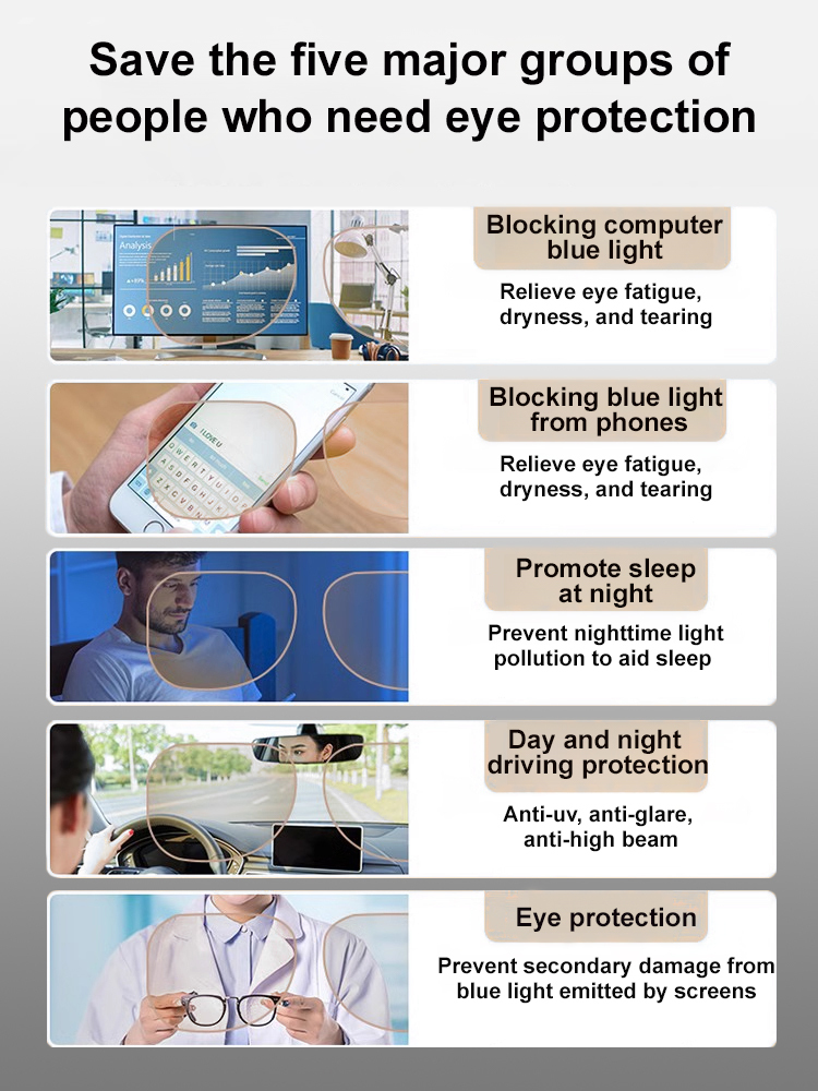 Retro fashion anti-blue light glasses【Autofocus, anti-blue light, anti-fatigue!】