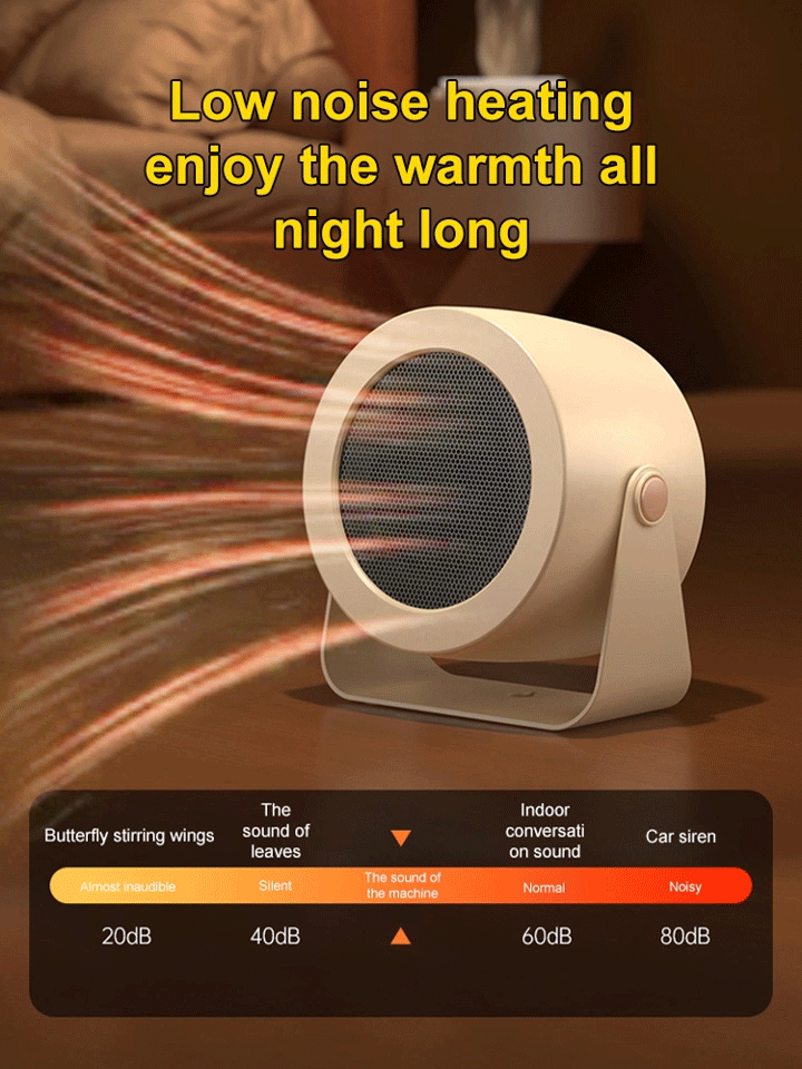 2025 New Fast-Heating Silent Fan Heater