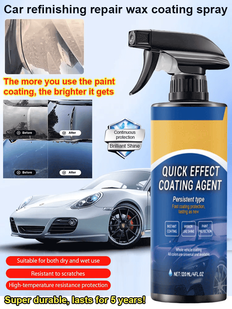 Car renovation, repair, waxing and coating spray【In 3 minutes, your car will look brand new!】