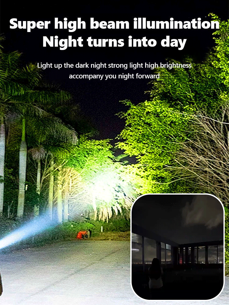 Multi-functional keychain flashlight