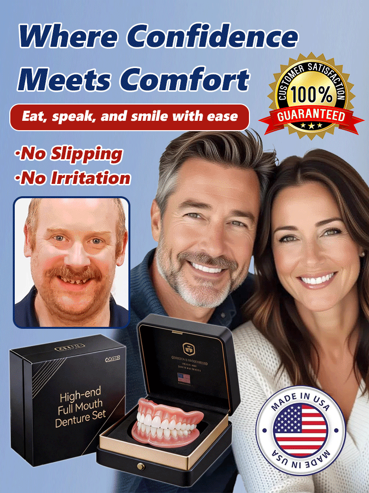 High-end custom-made full dentures【High-end quality, everyone who uses it raves about it!】