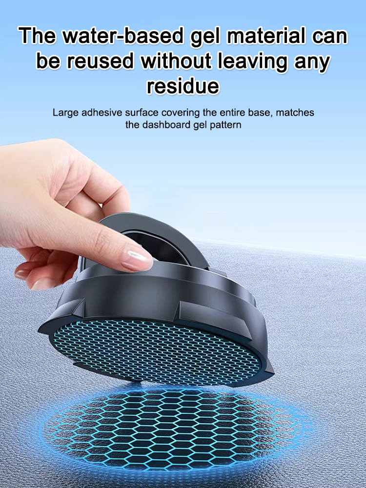 Intelligent suction cup multifunction console with navigation phone holder