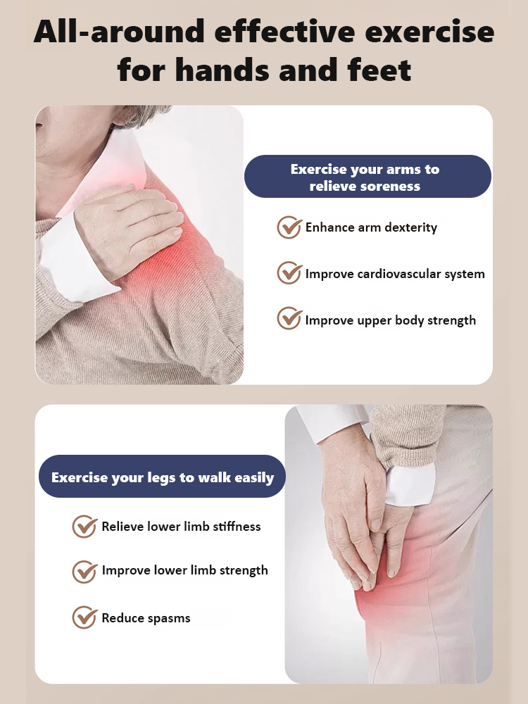 Middle-aged and elderly training pedal puller set